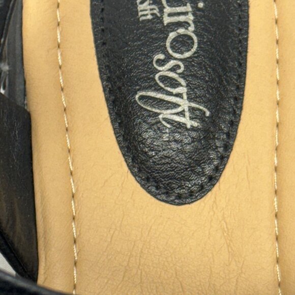 Euro Soft by Sofft Sandals Women's 9.5 W Black sandals adjustable straps NWT - Picture 5 of 16
